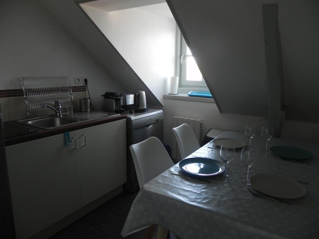 appartement rue haute Honfleur Exterior foto